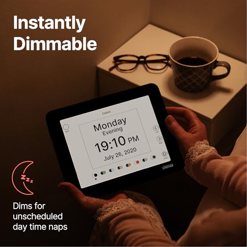 Image of American Lifetime New 2026 Dementia Clock Large Digital Clock for Seniors, Alzeimer Clock Large Display with Custom Alarms, Clock with Day & Date for Elderly, Digital Calendar Premium Black Pro