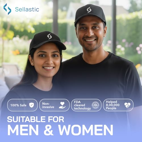 Image of SELLASTIC 2026 Upgrade HairGrow Red Light Therapy Cap - Stop 100% Hair Fall Reduction - Advance Laser Cap for Hair Growth - For Men & Women - No Side Effects - 2 Year Warranty