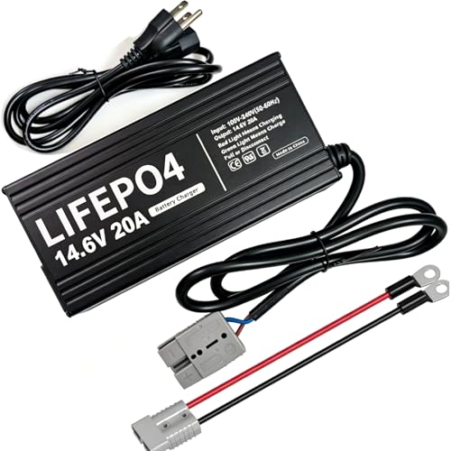 Chargeur 14,6V 20A LiFePO4 pour l'autonomie en camping-car et bateau