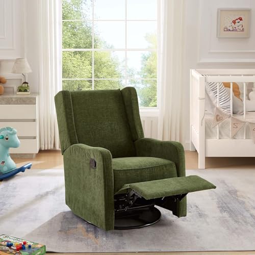Obuvar 360° Swivel Nursery Glider Recliner Chair thumb #2