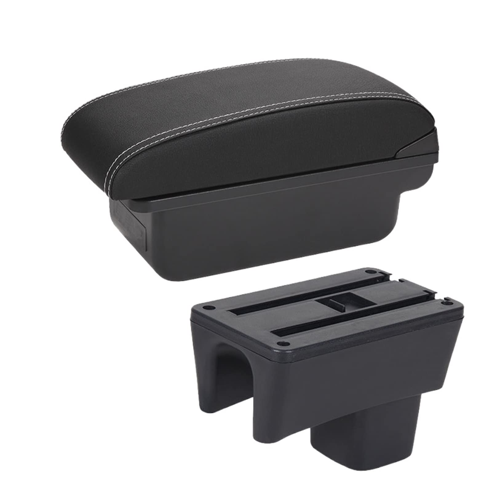 For Suzuki For Swift 2005-2023 Car Armrest Box Car Armrest Car Accessories Interior Details Storage Box Retrofit Parts(C3 NOUSB)