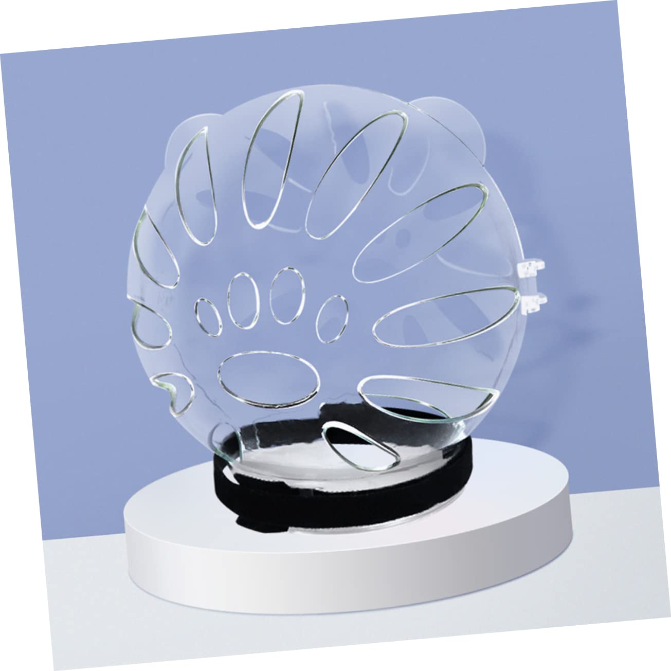 BESPORTBLE 3piezas Casco Protector para Gatos Capucha Transparente para y Cuidado para Baños Corte De Uñas y Estética De Mascotas