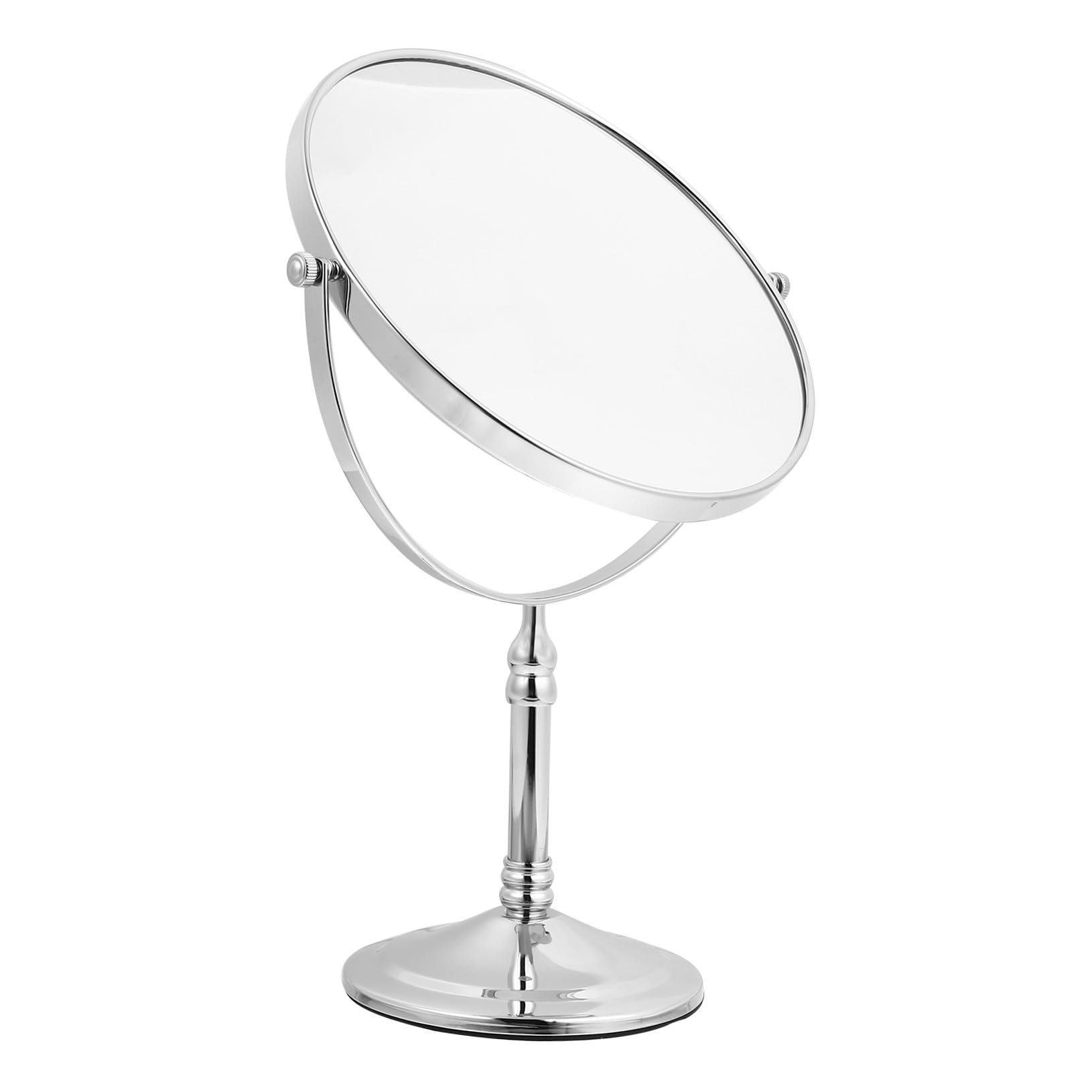 Espejo De Maquillaje Doble Cara Giratorio Aumento Luces Led Superficie HD para Mujer