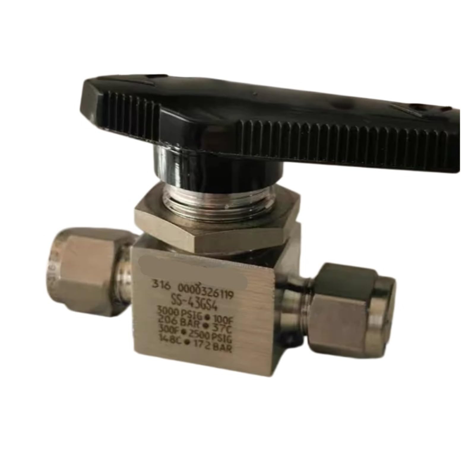 Válvula de bola de acero inoxidable de 1 pieza SS-43GS4 1/4 pulg. 1,4 Cv for automatizada