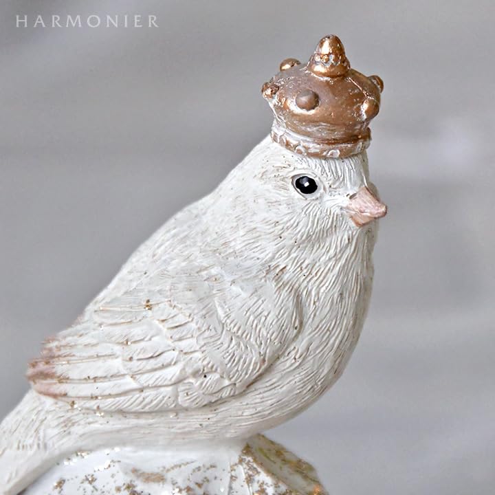 Amazon.co.jp: クラウンホワイトバードオブジェ2コセット クリスマス