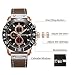 Relojes Hombre Relojes de Pulsera Marea Cronometro Impermeable Fecha Calendario Analogicos Cuarzo...