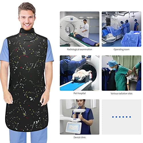 Image of Lead Apron for X-Rays - 0.5mmpb Lead Protection with Thyroid Collar Lightweight Dentist x-ray Shield (Adult)