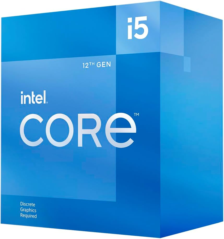 Intel Core i5-12400F 12th Generation Desktop Processor (Base Clock: 2.5GHz, 6 Cores, LGA1700, RAM DDR4 and DDR5 up to 128GB)