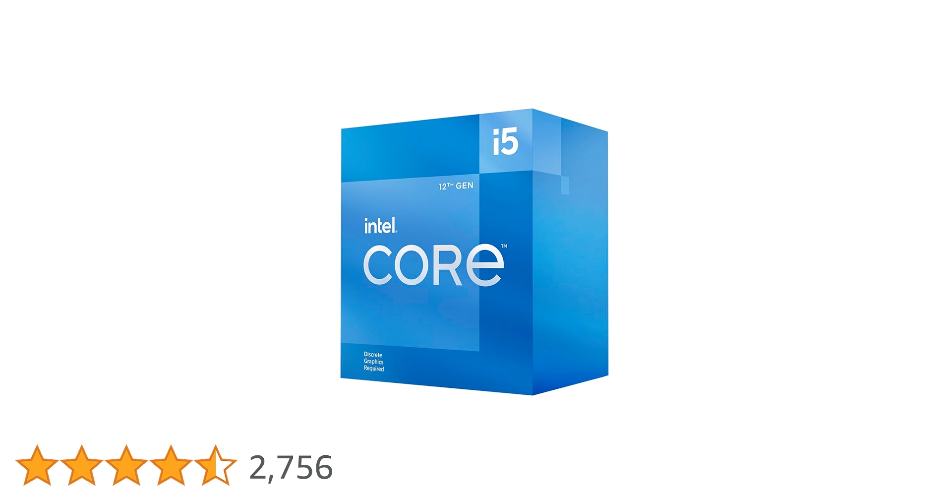 未開封品 Intel Core i5-12400F Intel Core I5 12400f Desktop Processor 6 Cores 4.4 GHz LGA1700