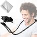 Produktbild first2savvv Lazy Halterung Handyhalter, Upgrade-Version Schwanenhals Halter Universal Ständer für iPhone iPad Smartphone Handy Tablet 360 Grad Drehen