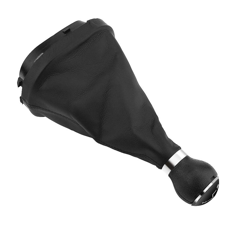 Suuonee cuffia pomello cambio, 5 velocità pomello cambio auto kit leva