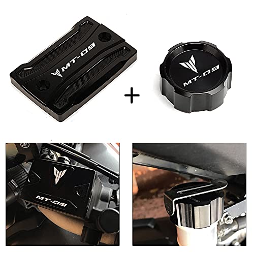 Pour Yamaha MT09 FZ09 MT-09 MT 09 2014-2020 Accessoires de moto avant et arrière Capuchons de réservoir de liquide de frein maître-cylindre - Image 4
