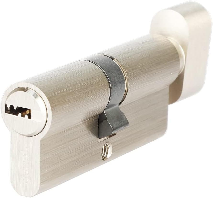 KooingTech 60mm Lock Cylinder, Copper Lock, Cylinder Locks with Keys Suitable for Wooden Doors and Aluminum Doors of Different Thicknesses (L=60mm 30/30)