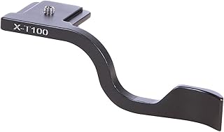 Foto4easy Metal Thumb Up Grip for Fujifilm Fuji XT100 Camera - Black