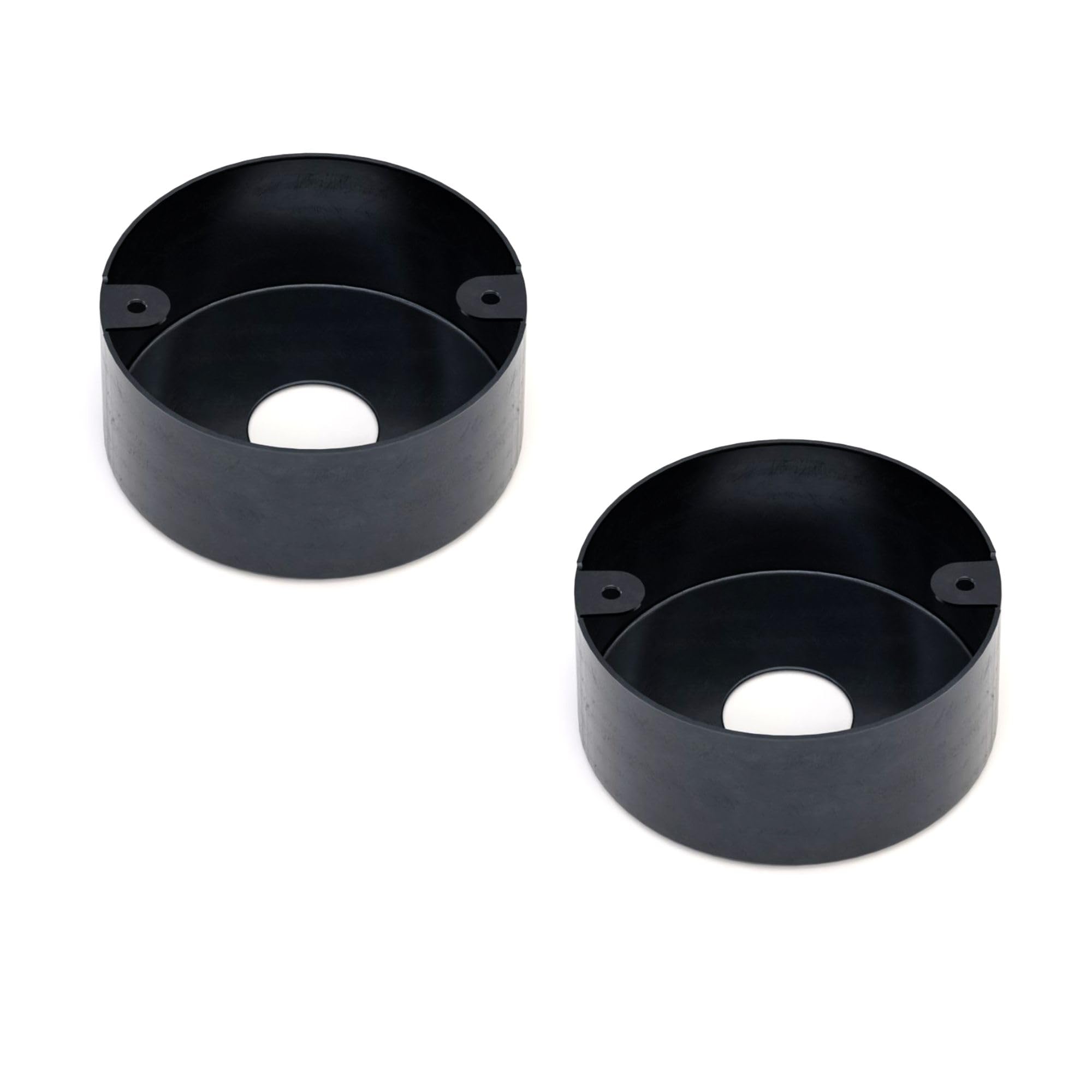 LEDSONE 2 Pack Black 20mm Conduit Loop in Box Electrical Conduit System Metal Terminal Box for Conduit Lighting, Easy-to-Install Loop in Junction Box for Industrial, Commercial Applications