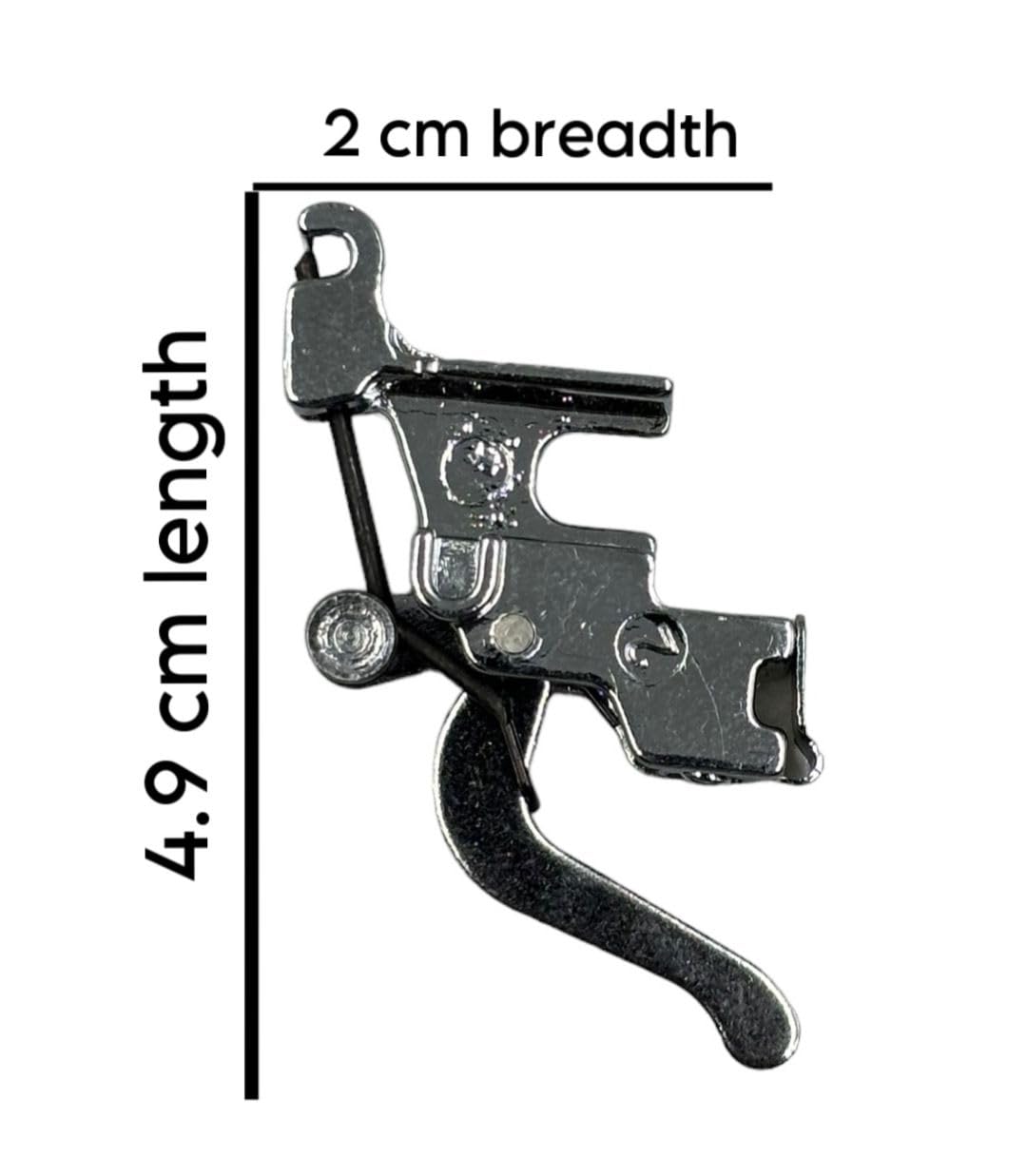 Zenith Low Shank Foot Adapter and Zig Zag Pressure Foot Combo Imported Stitch for All Automatic Sewing Machines, Steel — Amazon image 3