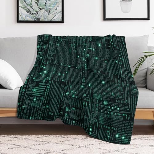 Couverture flanelle hacker légère résout le froid sur le lit sans étouffer