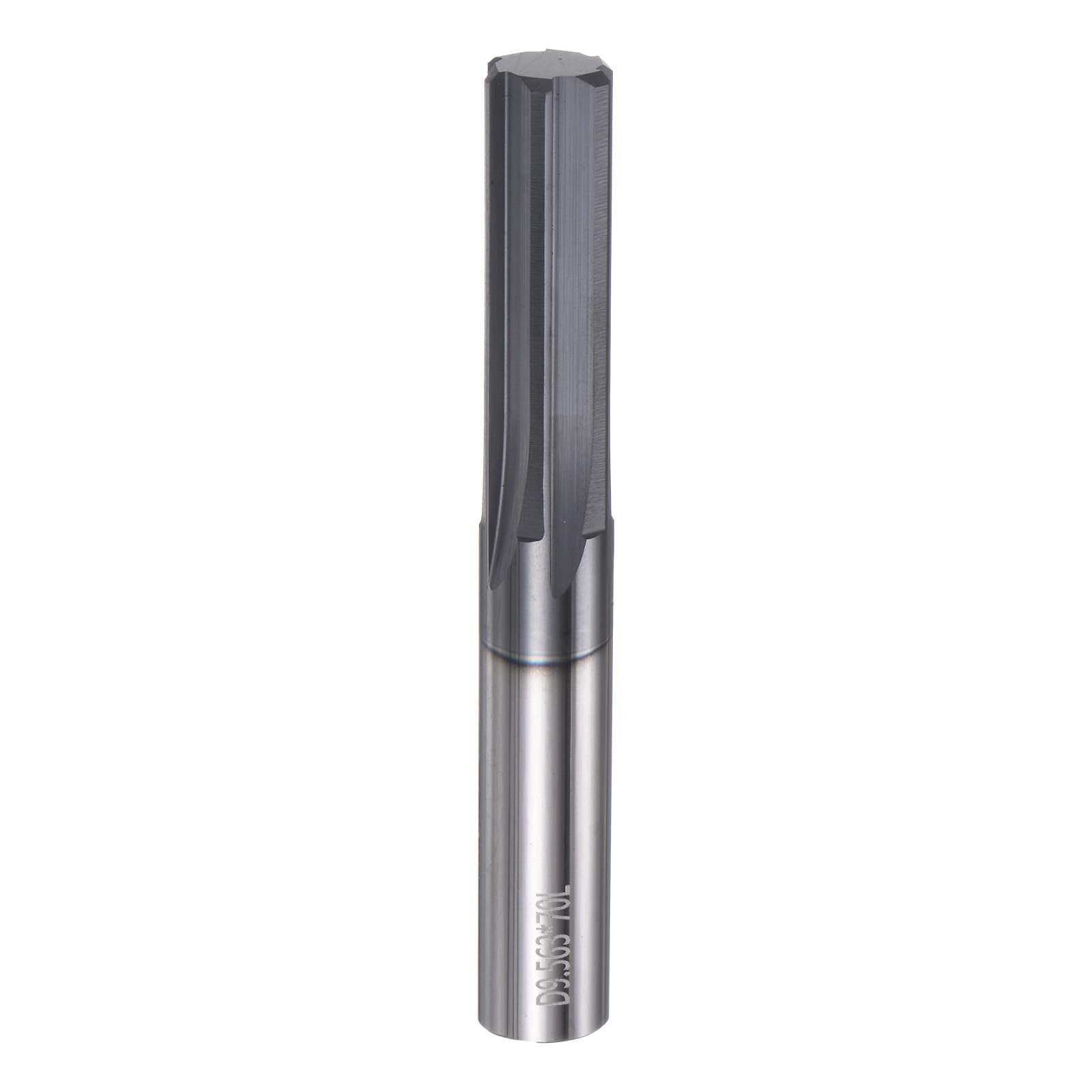 HARFINGTON Carbide Chucking Reamer 0.3765"(9.56mm) Dia Straight Flute Straight Shank Machine Reamer Tool for Metal and Lathes CNC Machining Centers,