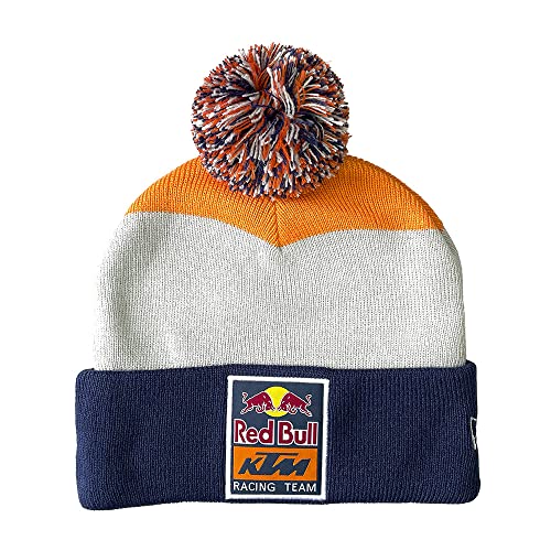 GENUINE OEM KTM RED BULL RACING TEAM POMPOM BEANIE, ONE SIZE