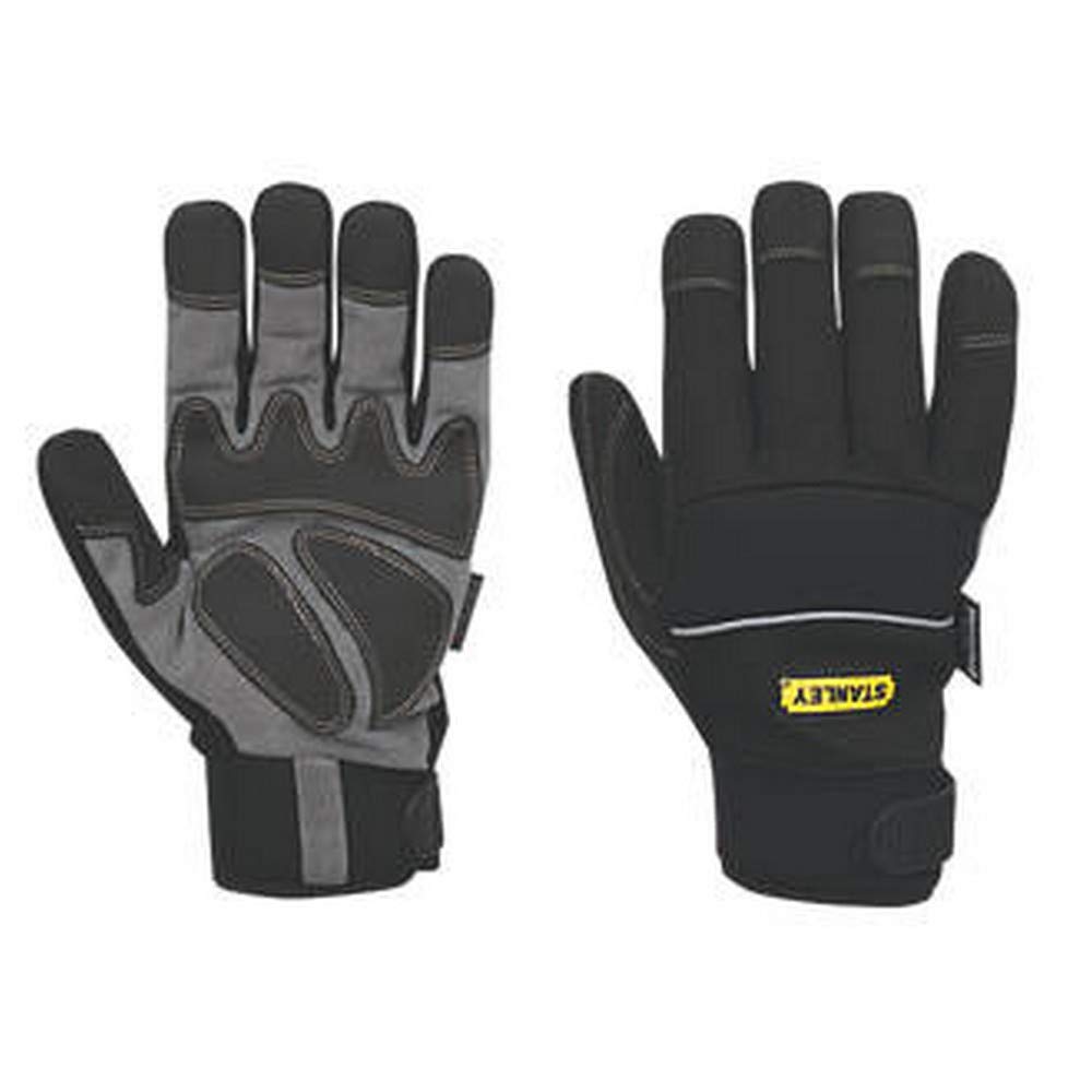 STANLEY ST HIPORA Work Gloves, Black, L, RSY840L
