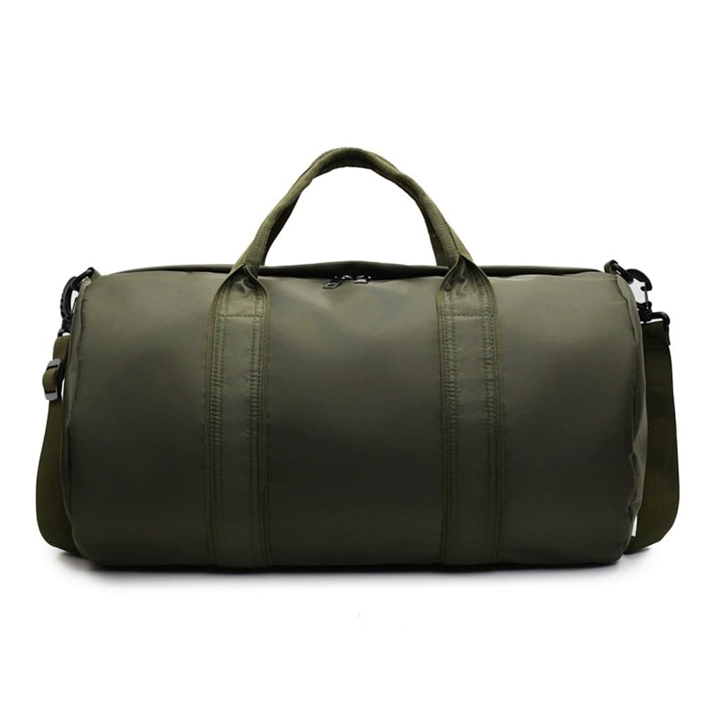 Reisetasche Sporttasche Freizeit-Umhängetasche, einfache Reisetasche, Gepäcktasche for Kurztrips für Männer Frauen(Grün)