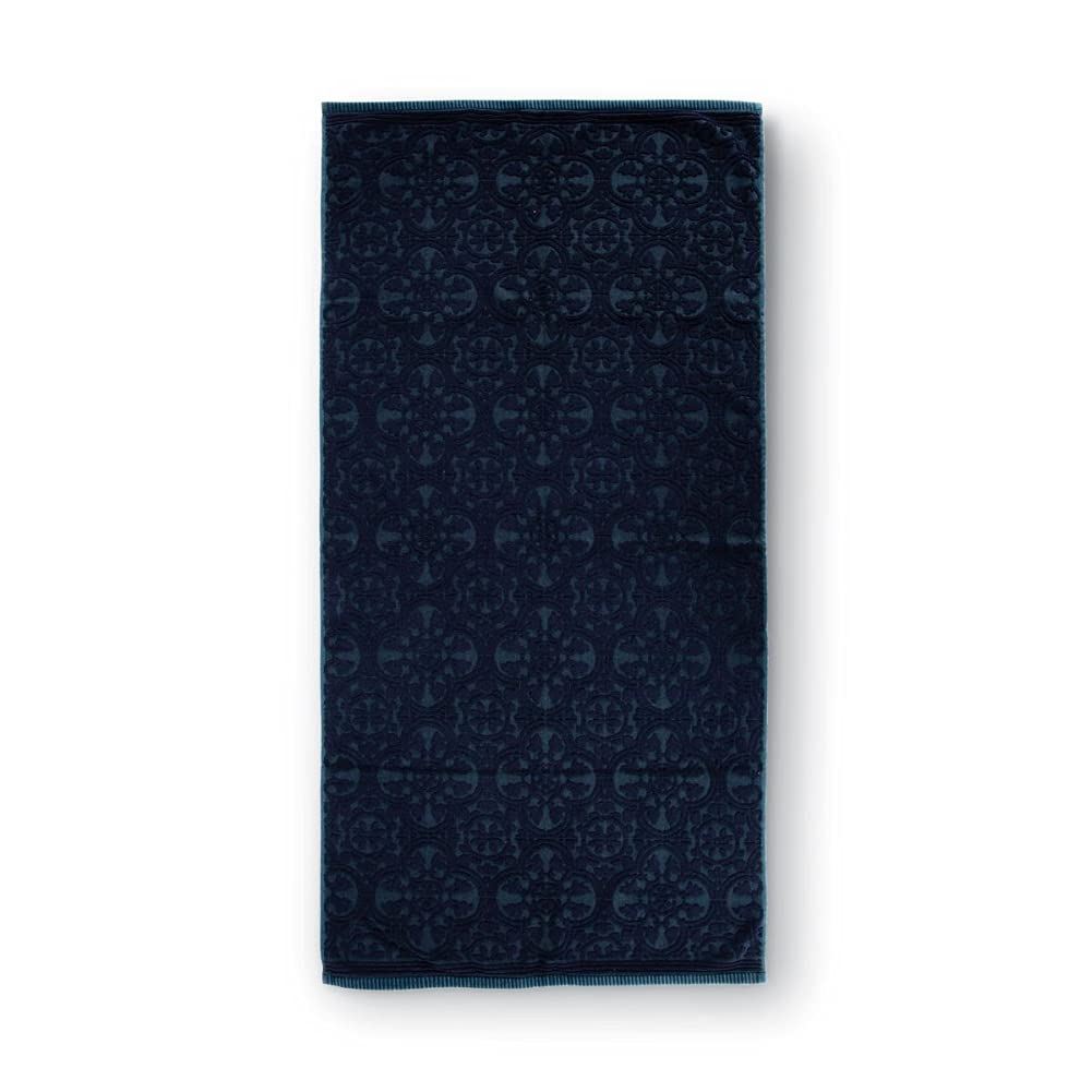 Pip Studio Duschtuch Tile de Pip | dunkelblau - 70 x 140