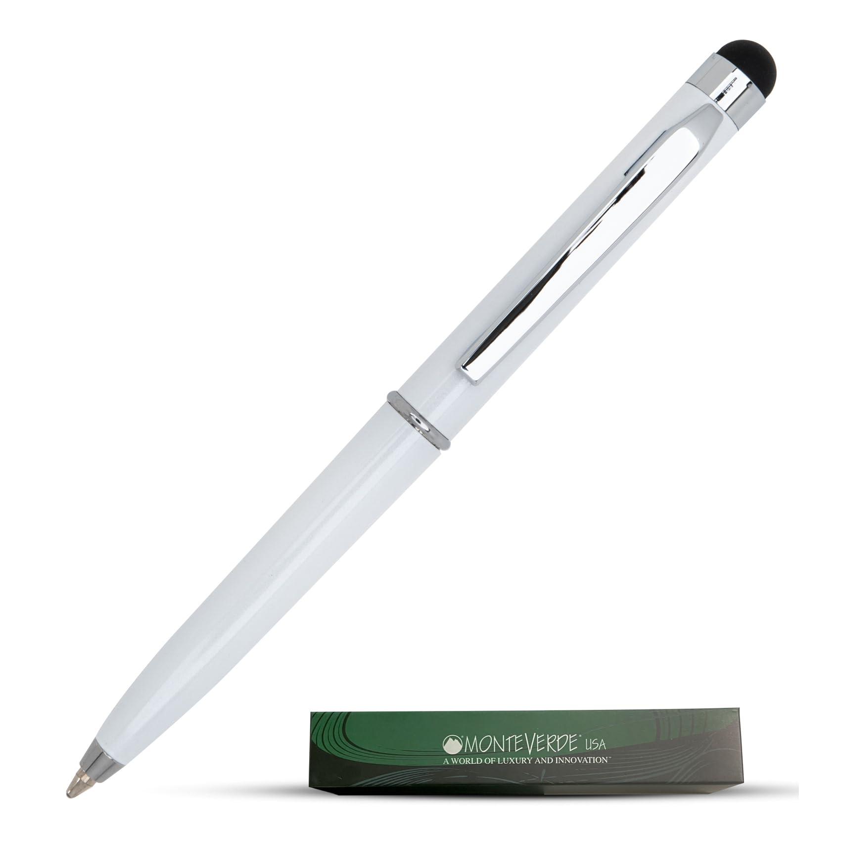 Amazon.com : Monteverde USA Poquito Stylus Pen - Pearl White