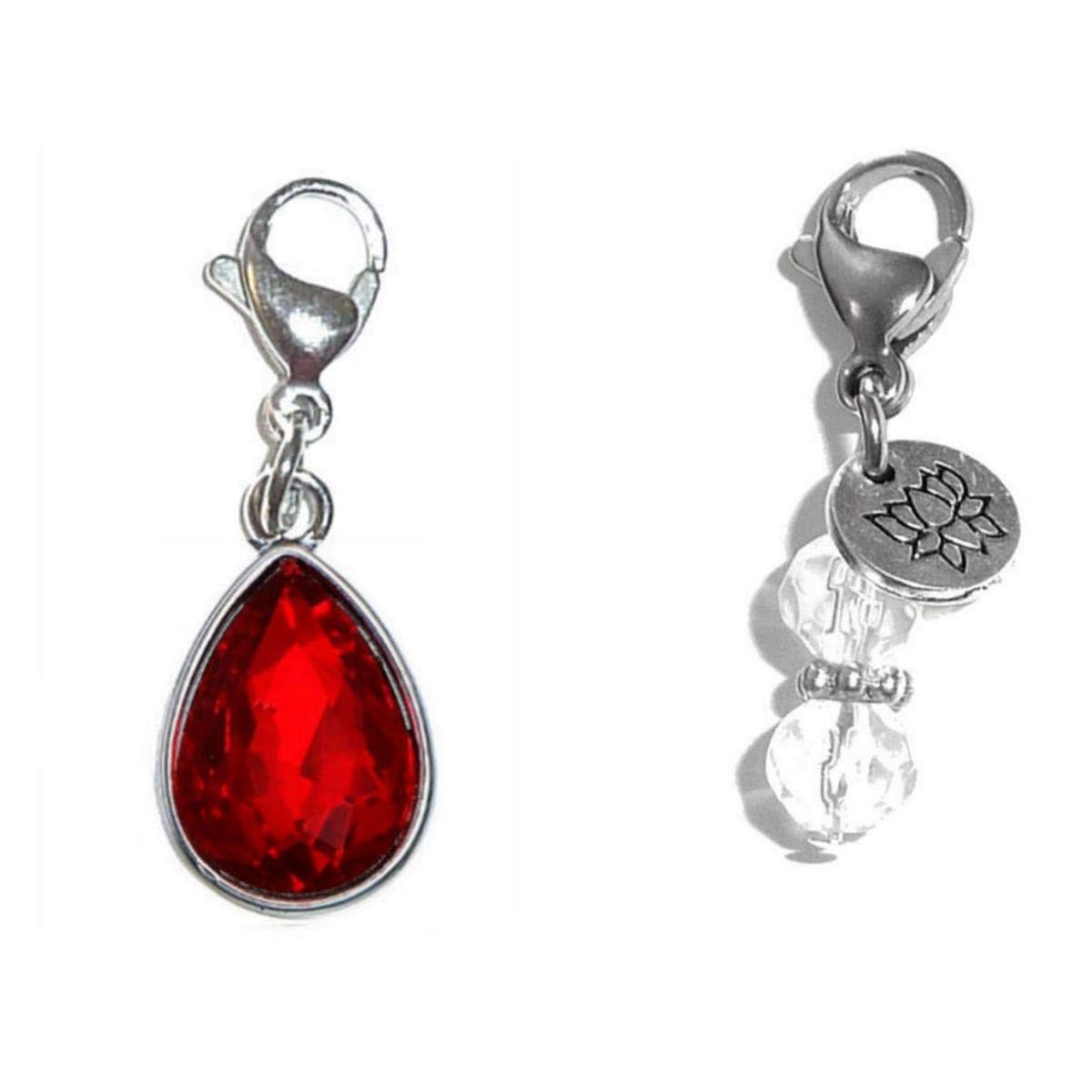 Clip On Charm, Build Your Own Bracelet, Bag, Purse, Handbag, Message, Inspirational, Keychain, Zipper Pull, Jewelry