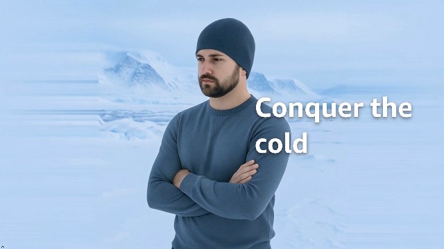 Polar Extreme Men's Warm Beanie Knit Hat For Winter - Thick Acrylic Winter Hat In Red, One Size Fits All