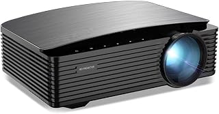PATINS Full 4K 1920x1080P LCD 9.0 LED Home Theater Video Projector Beamer for Smartphone Tablet