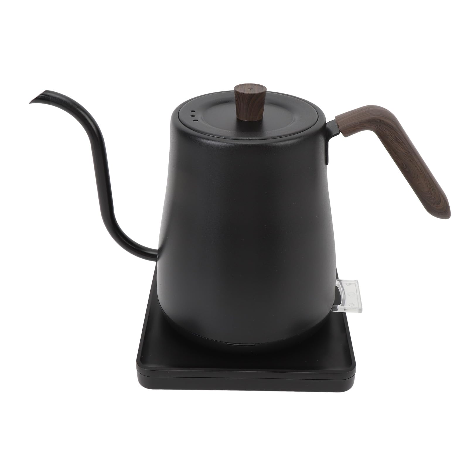 Hervidor Eléctrico de Cuello de Cisne de Acero Inoxidable, Ergonómico, para Verter sobre el café, Control de Flujo de Agua de 90 °, con Elegante (Enchufe europeo 220V)