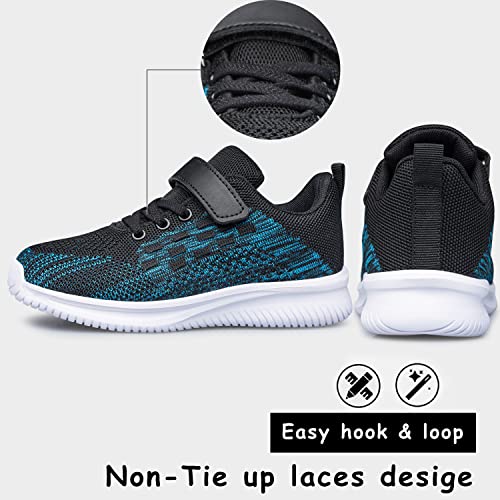 YHOON Boys Girls Shoes Kids Sneakers Breathable Athletic Running Tennis Shoes for Toddler/Little Kid/Big Kid4