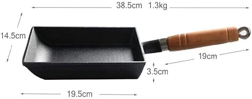 Miniatura 6 de Olla de cocina sartén sartén antiadherente de acero inoxidable wok sartén para panqueques sartén para huevos mango de madera olla para panqueques