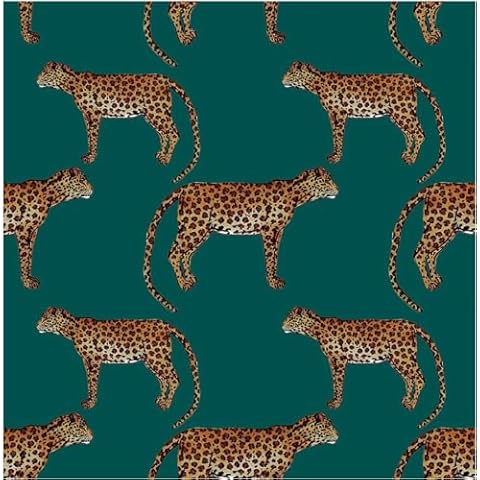 Blooming Wall Vintage Cheetah Peel and Stick Wallpaper Cover