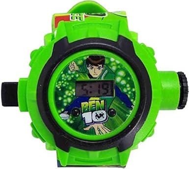 Stylus Ben 10 Projector Watch with Digital Light 24 Images Ben10 Projector Wrist Led Watch for Kids Boys & Girls