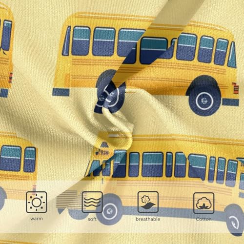 Wusikd Yellow School Buses Girls' Underwear Cotton Girls Briefs Soft Toddler Underwear 2T3