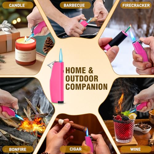 Mini encendedor de butano para mujer, 2 unidades miniatura 4