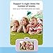 Kids Camera, Digital Video Camera for Boys and Girls, 3 5in Childproof Toy Camera, Game and MP3 Function Camera with 3 5in HD Screen, Digital Toy Camera for Kids Aged 3‑10(Pink)