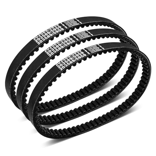 3 Pcs 30 Series Go Kart Drive Belt for Manco 5959 / Comet 203589 Coleman KT196 Murray 12-8487 Go Kart Torque Converter Belt