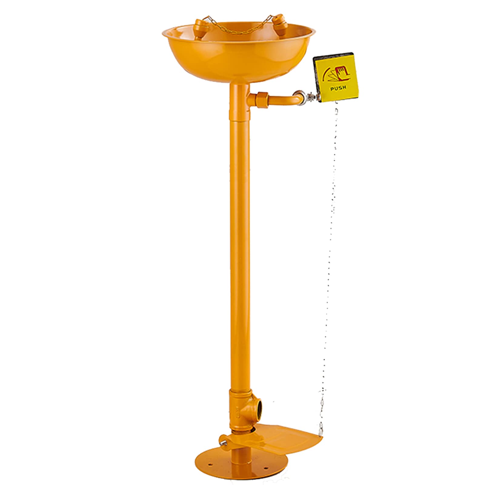 Buy Wall ed Emergency Eye Wash Station Eyewash Station, with Pedal, 304