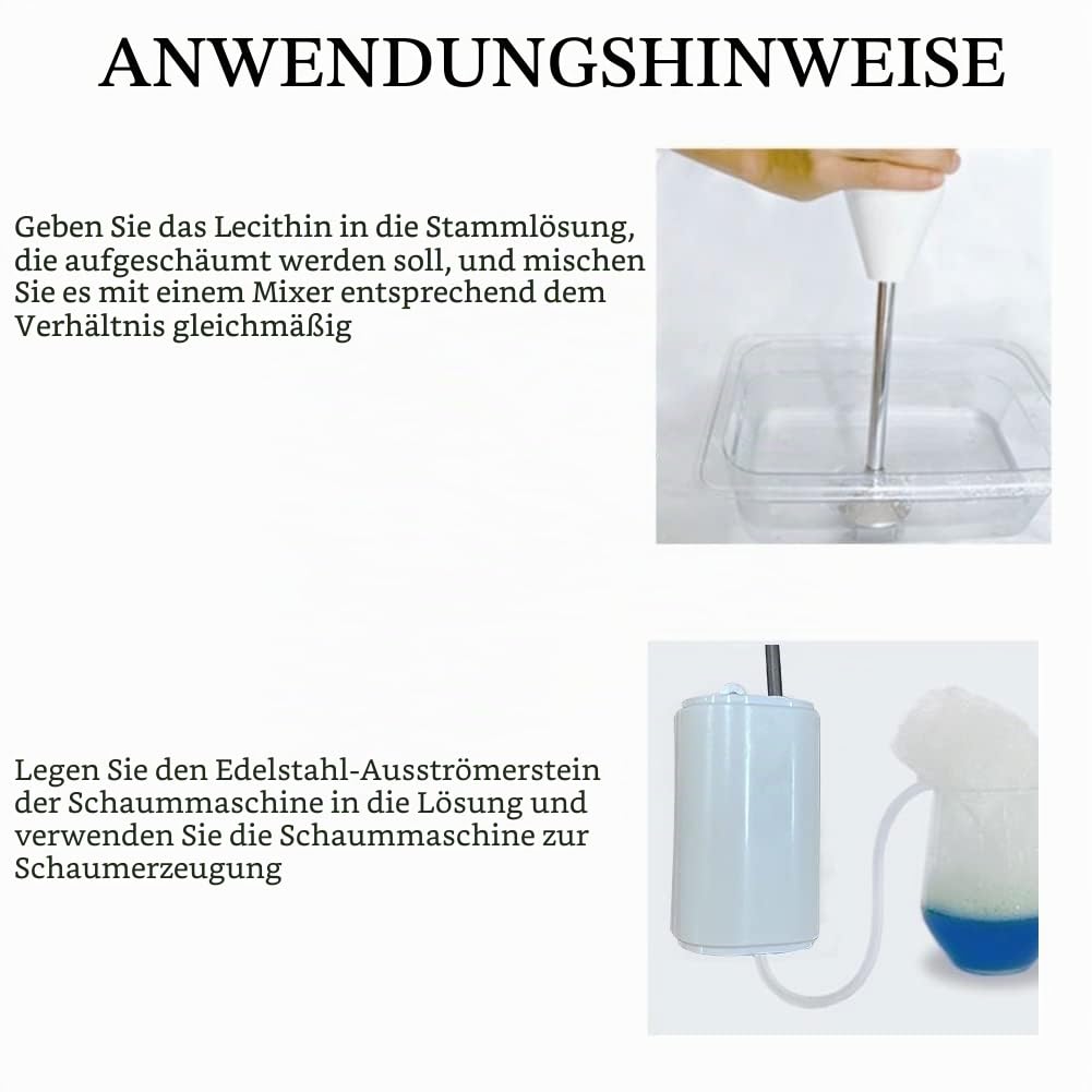 DUEBEL Molekularer Gastronomie-Schaumstoffgenerator, Schaumgenerator-Kit, Kreatives Kochwerkzeug