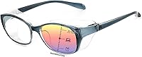 Vista 11 de Dollger Gafas de seguridad con lectores 1.5 2.0 1.0 progresivas multifoco anti niebla y bloqueo de luz azul gafas de lectura