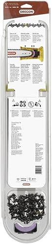Miniatura 2 de Oregon Kit de inicio PowerSharp de 16 pulgadas con barra, afilador y cadena PowerSharp de 55 eslabones de transmisión, perfil bajo de 3/8 pulgadas,
