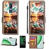 Aroepurt hülle Kompatibel Für Shift 6mq SHIFT6mq Hülle Hülle Handyhülle Schutzhülle [Mit 9H Festigkeit HD Schutzfolie][RFID-Blockierung][Dunkler Leuchteffekt] LPT-FJ