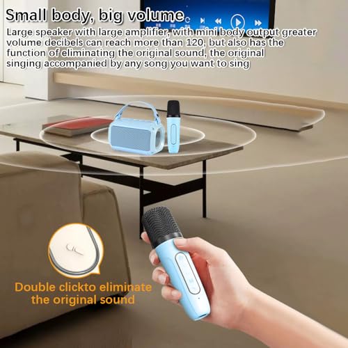 Cadeaux pour filles garçons : mini machine de karaoké à LED