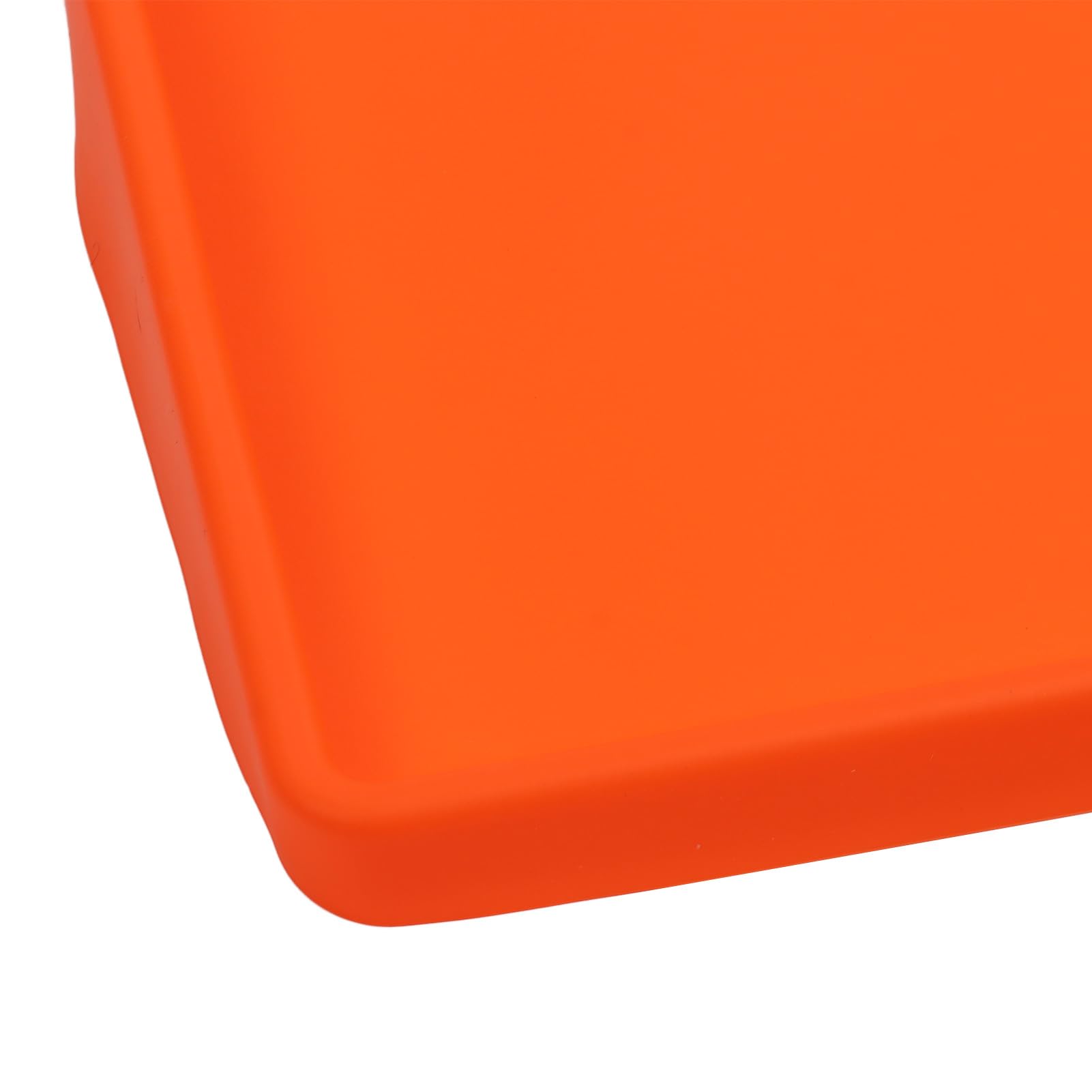 Cocoarm Tappetino per Piastra Arancione, Copertura Superiore per Piastra in Silicone, Pieghevole, Resistente al Calore, Antiaderente, Protezione Antipolvere per Superficie Protettiva per Barbecue