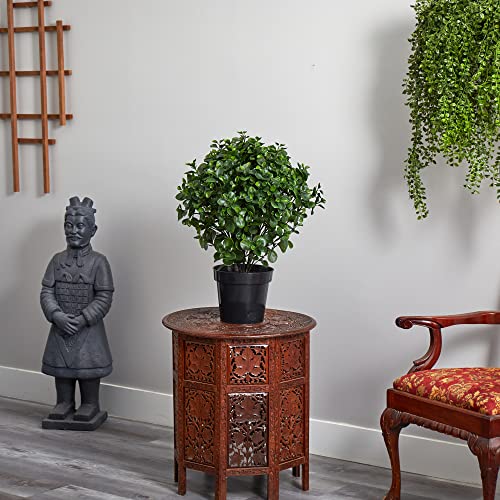 Nearly Natural Peperomia Indoor/Outdoor UV Resistant Plant, 28-Inch by Nearly Natural - Image 3