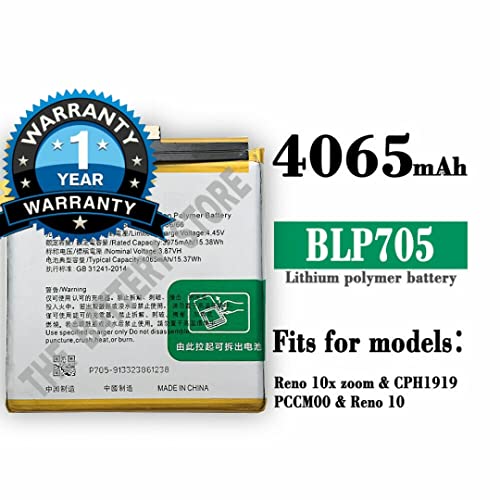 Image of Original BLP705 Battery for Oppo Reno 10x Zoom CPH1919, PCCM00 Battery with 1 Year warrenty*** (Y0000056)