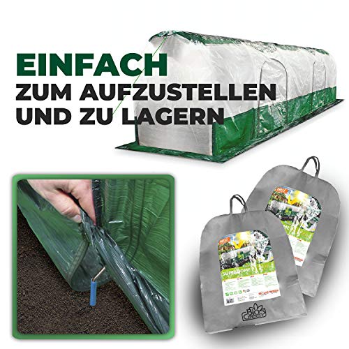 Folientunnel Bio Green Superdome, 300 cm mit Schattier-Folie