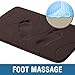 Flamingo P Memory Foam Bath Mat for Bathroom Soft Velvet Non Slip Shower Rug,24x17,Chocolate Brown